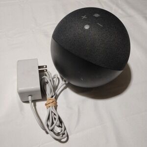 Amazon Echo Dot 4th Gen L4S3RE Smart Speaker Charcoal with Power Adapter